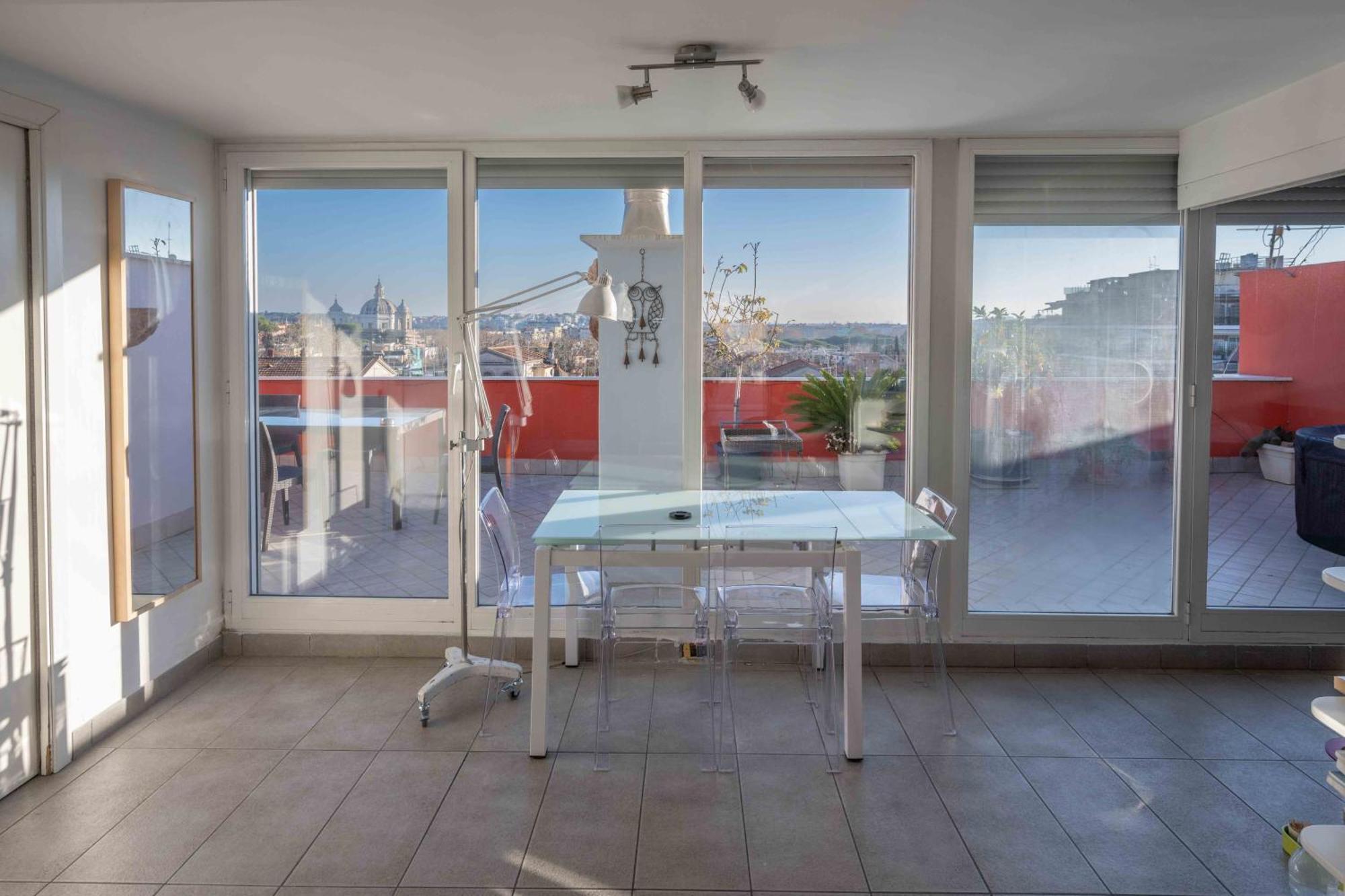 Farnesina Rooftop Terrace โรม ภายนอก รูปภาพ